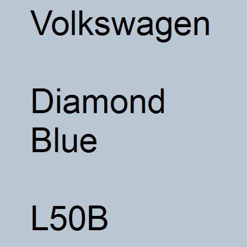 Volkswagen, Diamond Blue, L50B.